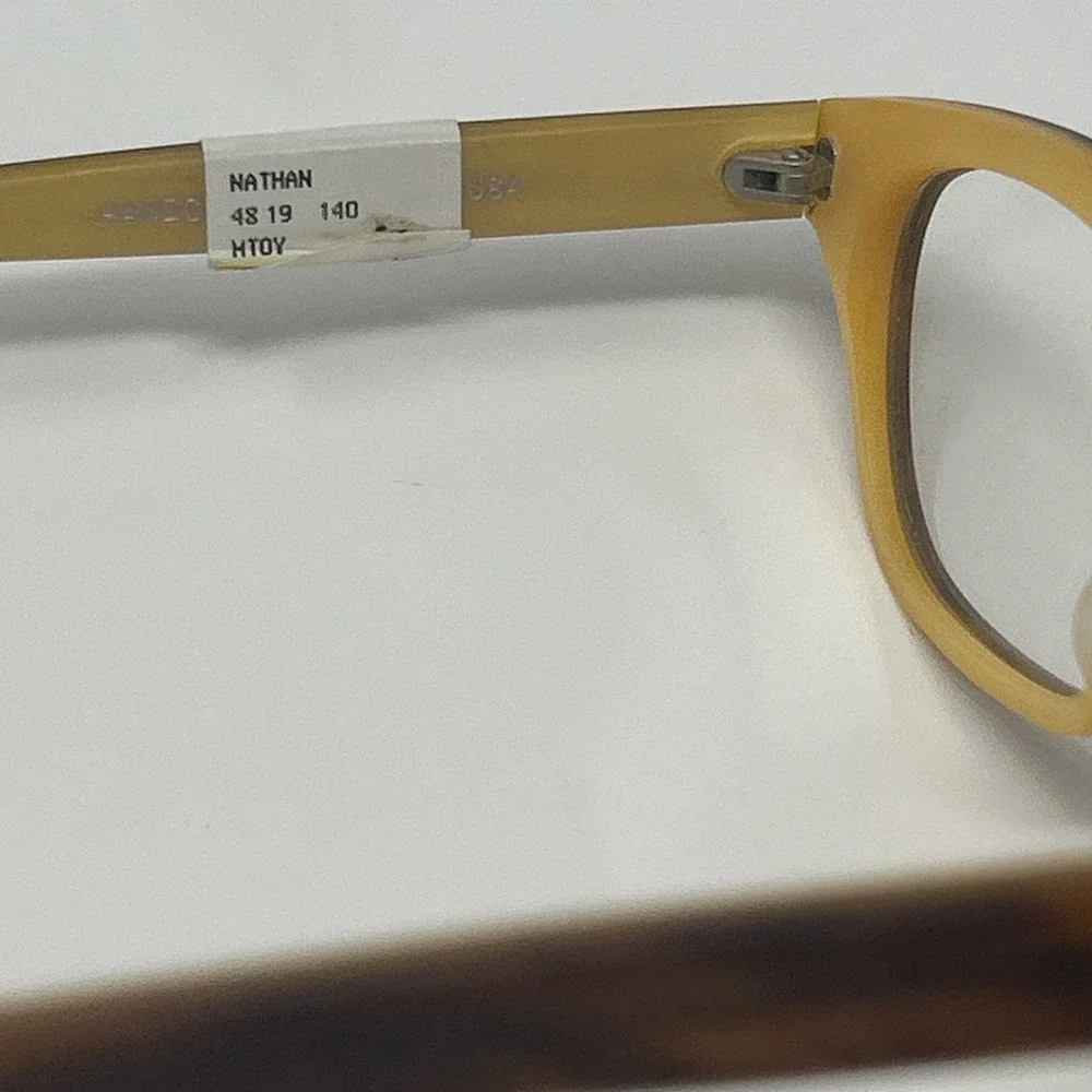 NWT Norman Childs NATHAN Eyeglasses 48-19-140 MTOY Unisex Kids Tortoise Frame
